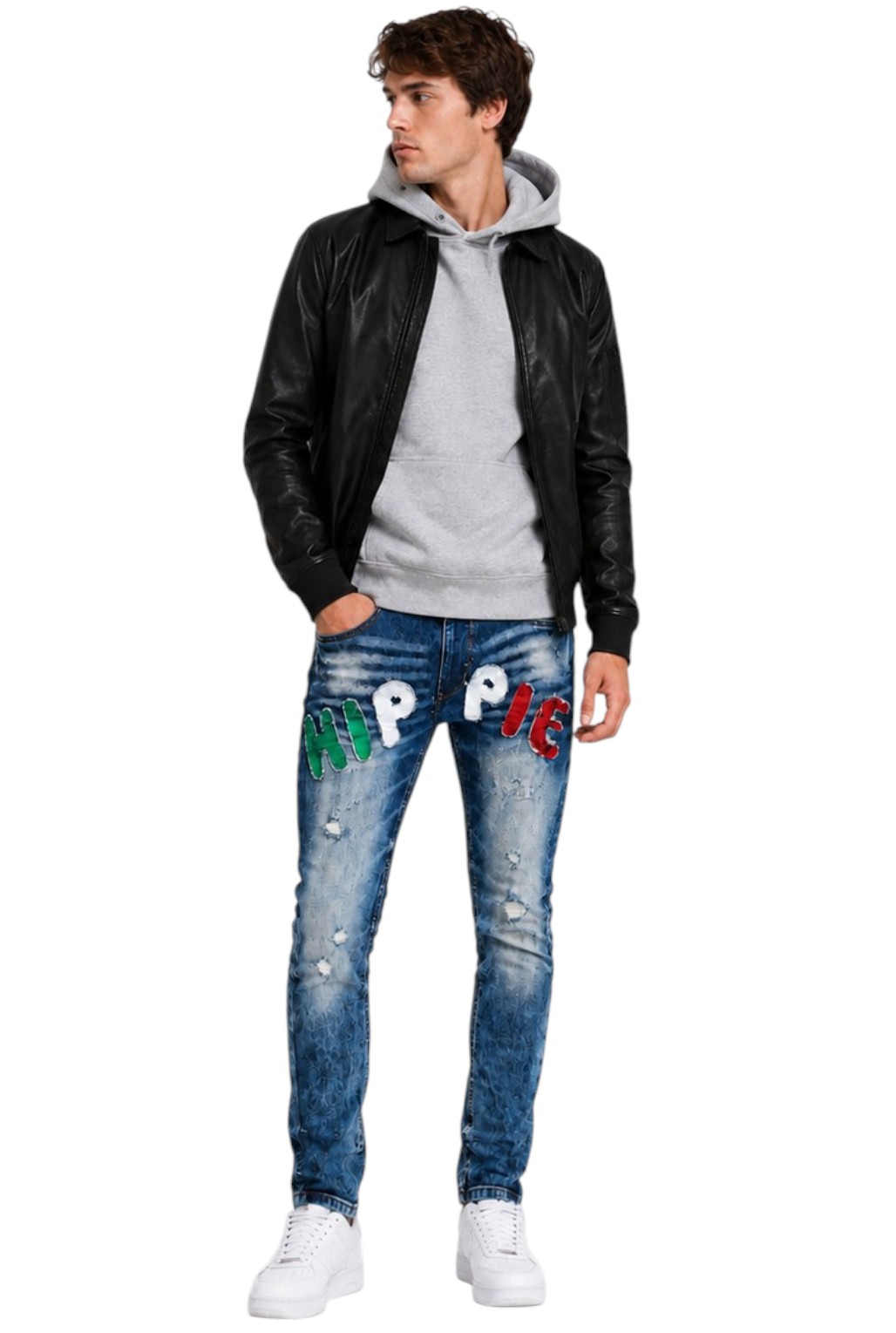 Jeans Premium Hippie & Rock de Letras